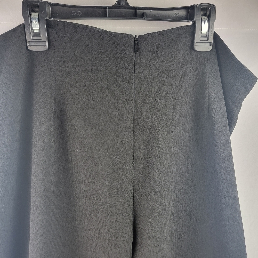 NWOT JSBoutique black wide leg fringe pants Size 14 - Picture 4 of 5